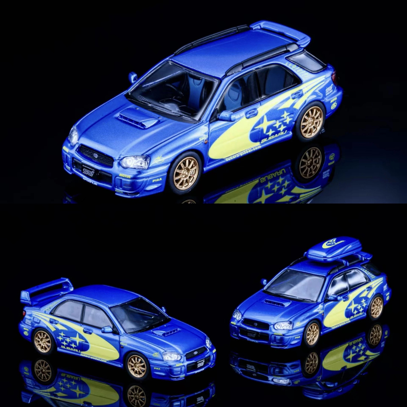Furuya 1:64 Subaru Impreza Wrx Sti Eighth Generation Alloy Car Model