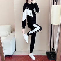 Hong Kong Leisure Sports Set Women 2021 Spring and Autumn New Han - style Skin Hip Hop Ware two pieces