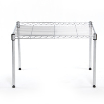 Single-layer kitchen storage rack wardrobe cabinet layered partition cabinet 1 layer multi-meat flower stand countertop microwave shelf