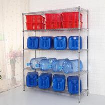 Large pipe storage rack five-layer storage rack kitchen metal layer rack 5-layer storage rack balcony utility rack