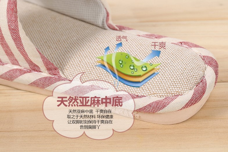 Mùa thu và mùa đông bằng phẳng lanh kéo nam và nữ trong nhà tháng bông dép dép hộ gia đình trượt đôi tình nhân từ kéo sandal nam