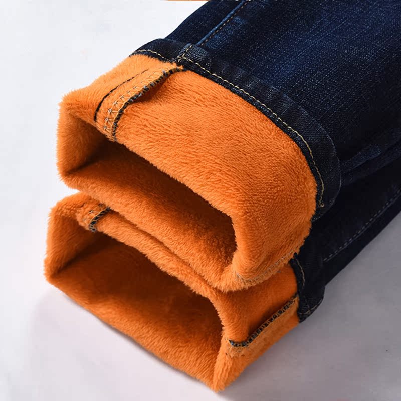 Quần jean bé trai mười tuổi Quần nhung mỏng mùa đông 5 trẻ em 6 quần nhung 7 mặc 8 trẻ em 4 quần ấm 9 đồ bơi trẻ em