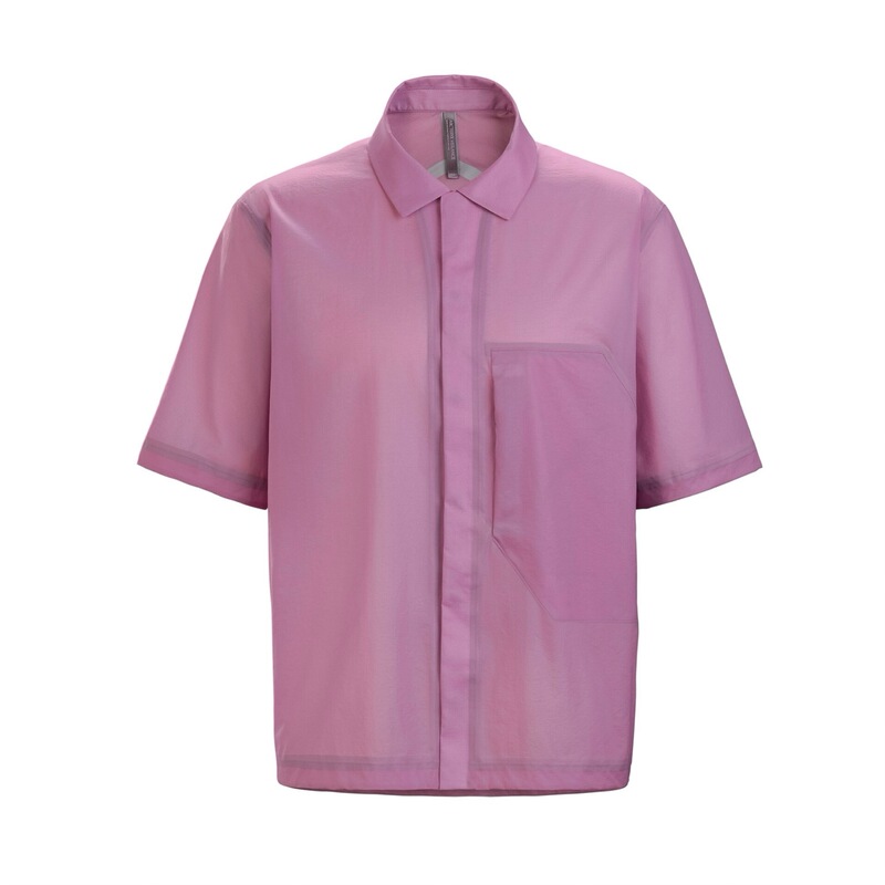 Arc'Teryx Veilance Demlo Ss Short-Sleeve Shirt, Light Purple Arc'Teryx Veilance Demlo Ss Short-Sleeve Shirt, Light Purple