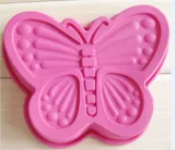 Прозрачная стальная силиконовая плесень формы для одиночной бабочки.
