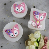 Мультяшная акриловая аромотерапия из гипса, ручка, мыло ручной работы, силиконовая форма, лиса, енот, DIY