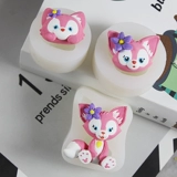 Мультяшная акриловая аромотерапия из гипса, ручка, мыло ручной работы, силиконовая форма, лиса, енот, DIY