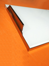 New 3C tempered glass edged waterproof crystal steel door invisible hidden edge hidden frame door kitchen stove kitchen cabinet door panel