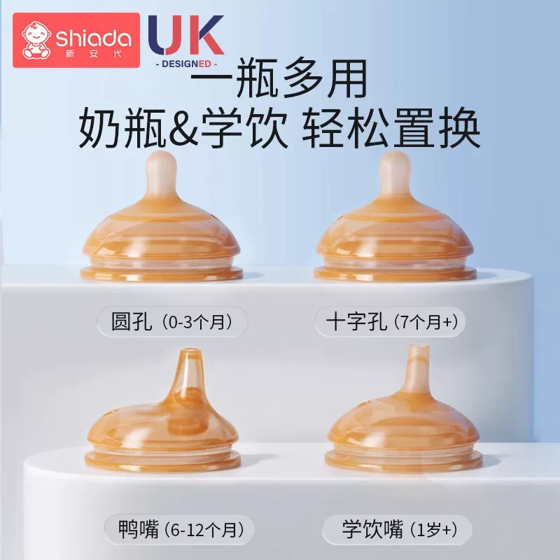 Детская бутылочка для кормления для новорожденного для грудного вскармливания, 6 шт., 8 месяцев, 1 год