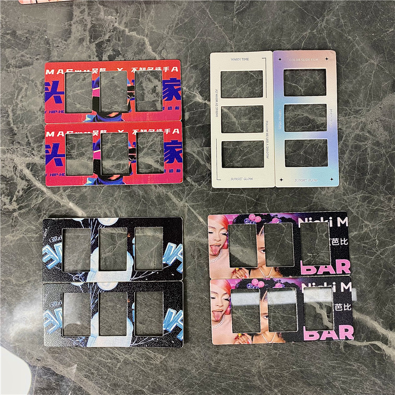 New color triptych 135 film air clamp paper sheet clip Anti-turn sheet clip slide positive sheet negative sheet-Taobao