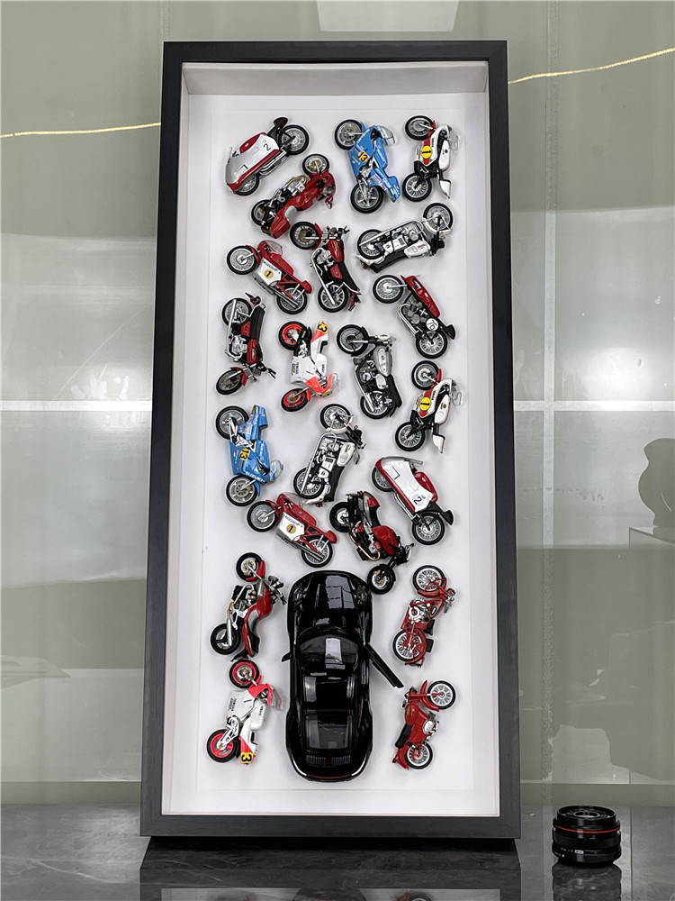 Alloy Metal Locomotive Car Model Painting Solid Hollow Mounted Picture-like Interpanel Process Gift decoration Furnishing Decoration Painting