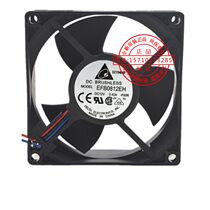 EFB0812EH Delta 8CM 8025 12V 0 42A Double Ball large volume server fan