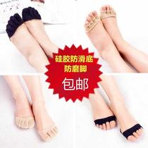 The same socks sweat feet toes invisible socks sweat-absorbing womens fashion high heels anti-sweat artifact wear anti-off without heels