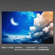 Wall stickers mural stickers wallpaper self-adhesive wallpaper universe starry sky night sky astronauts sci-fi theme childrens room Internet cafe