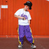 hiphop phù hợp với trẻ em Hàn Quốc phiên bản của cậu bé hiphop sóng lỏng dài sleevepants hiphop quần áo cậu bé hiphop trang phục. 