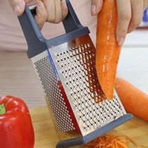 four side stainless steel vegetable grater shredder slicer