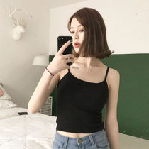 Large size camisole womens base shirt Short small vest camisole slim sexy inner chest underwear women