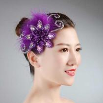 Latin dance tiara classical dance performance headdress square dance Dai dance Yangko stage aerobics floral headdress accessories