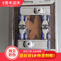 Top solid sliding door silent hanging wheel Bathroom wooden door hanging roller track sliding door hanging rail kitchen roller DL0144