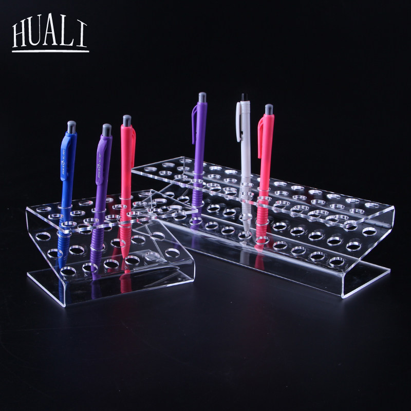 Stationery Store Pen Shelf Middle Sex Pen Display Show Brow Pencil Colored Pen Full Transparent Pen Shelving Pen Containing box