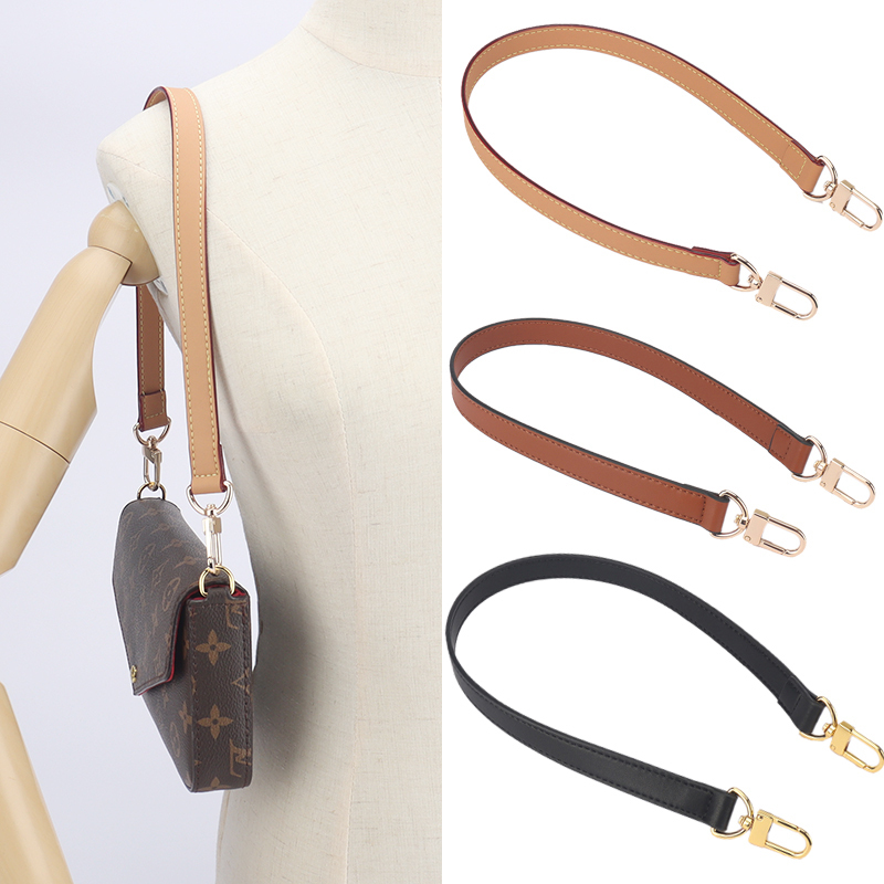 Armpit Shoulder Strap, Sold Separately, for Mahjong Bag, Single Shoulder Crossbody Bag Strap, Genuine Leather Accessory, Replacement Black Strap for Women's Modification