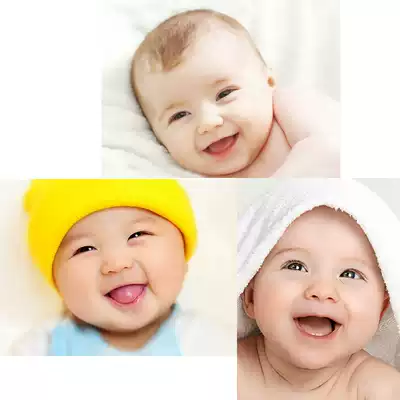 Happy baby poster photo Dragon and Phoenix baby pictorial cute beautiful baby pregnant woman preparation fetal education wall stickers