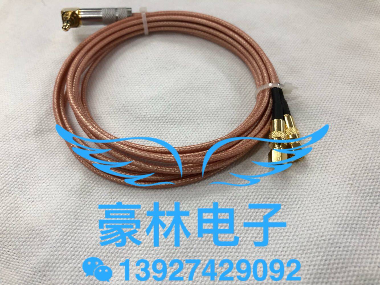 RG316 radio frequency connecting line SMC-K turns 3 5 male bend SMC mother turns 3 5 meniscus gold plated