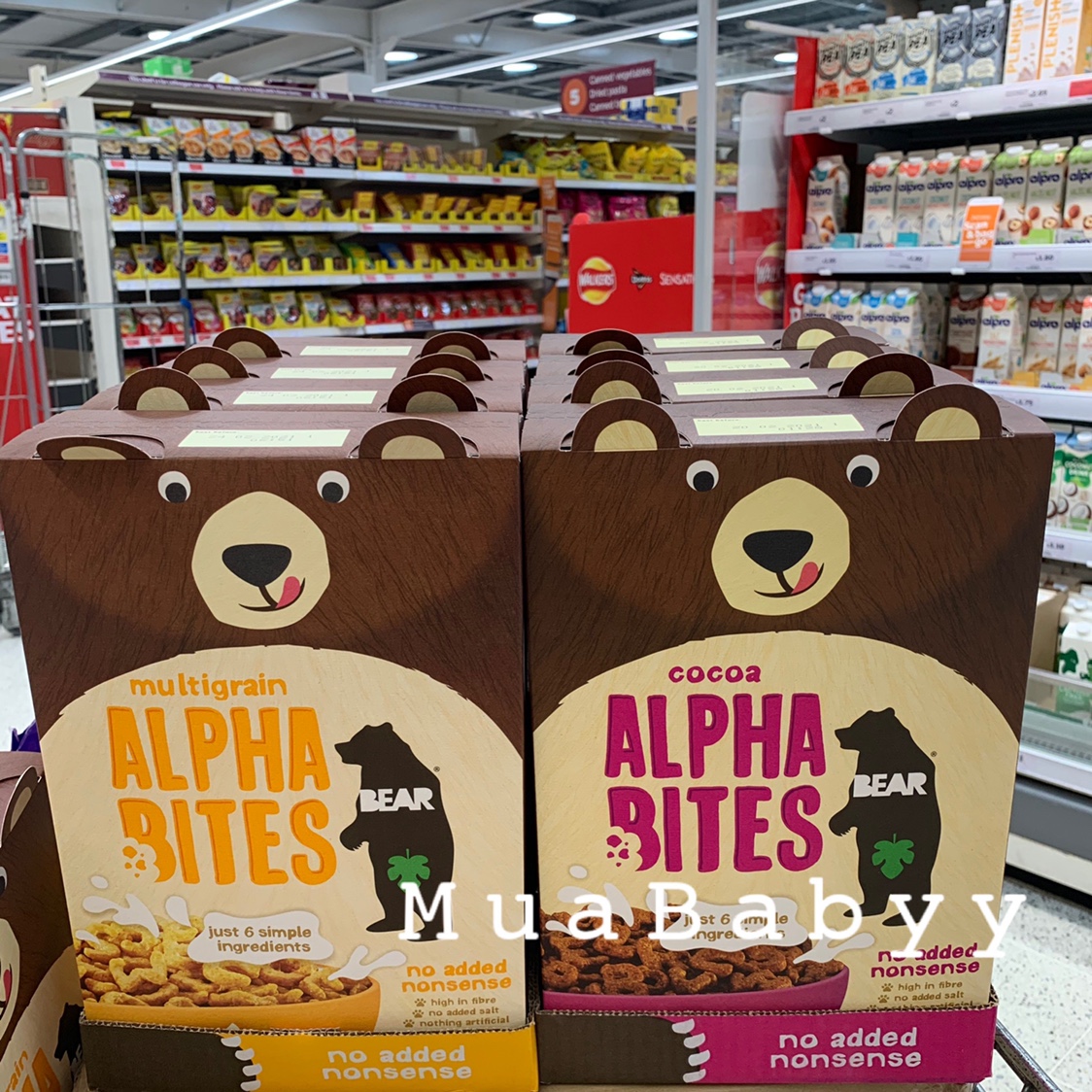 Beijing stock British Bear Multi-grain wheat circle High calcium cereal Children's breakfast without additives 375g