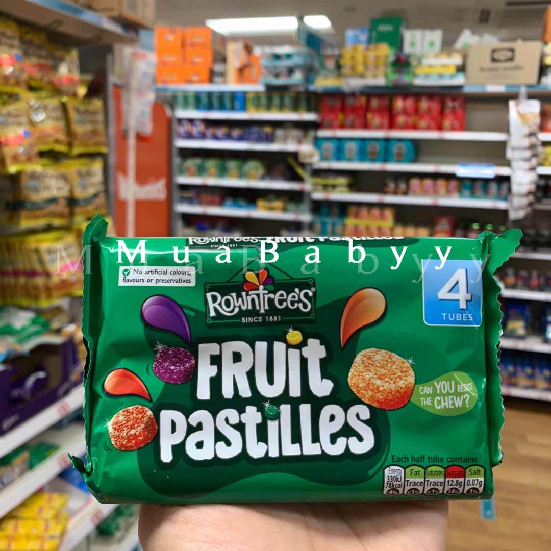 Spot British Rowntrees PastillesQQ fruit jelly candy imported juice candy 45gx4