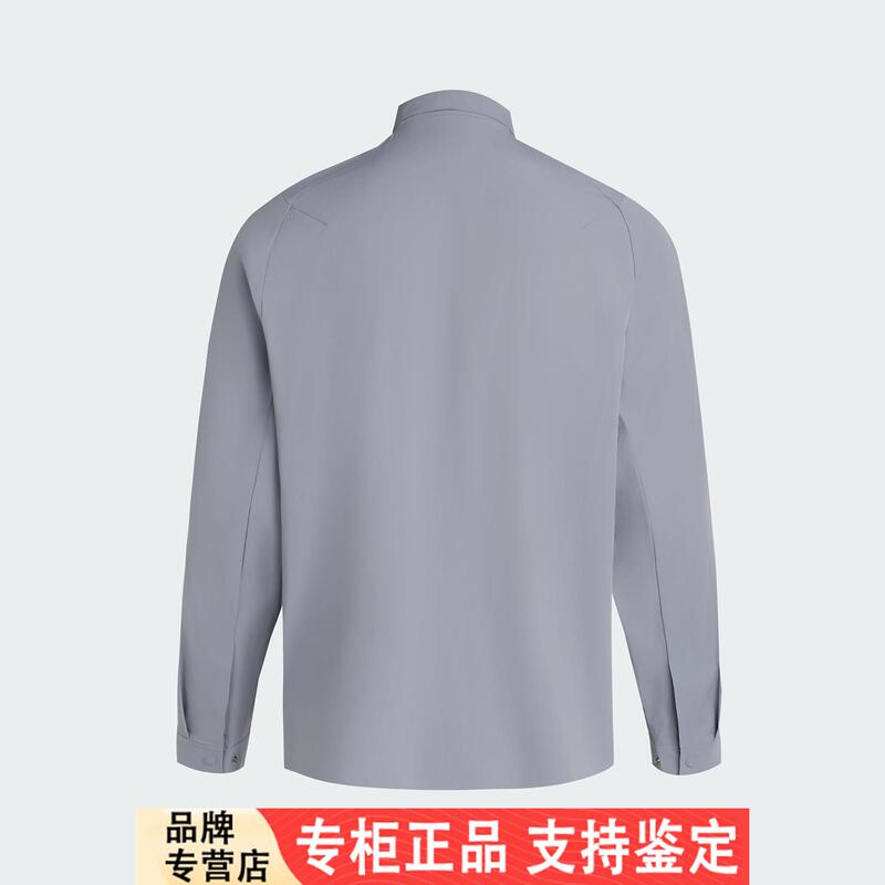 Adidas/Adidas Official Authentic 2025 Summer Men's Loose-Fitting Lapel Sports Shirt Jm0969