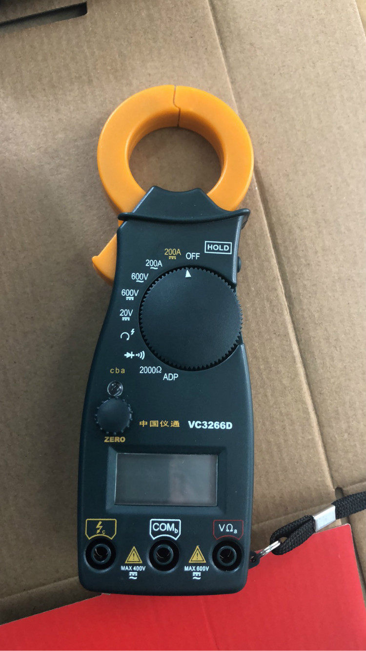 China Yitong VC 3266D AC current 200A portable digital clamp - shaped mill meter