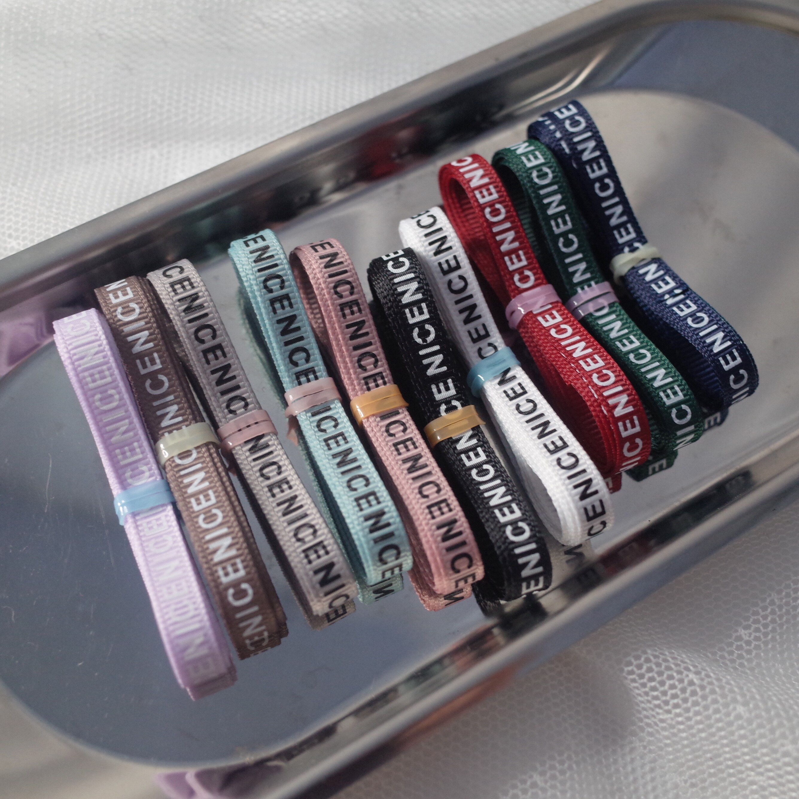 Bjdva clothes accessories trendy cool thread 6mm English letter ribbon with satin with single side rostride belt