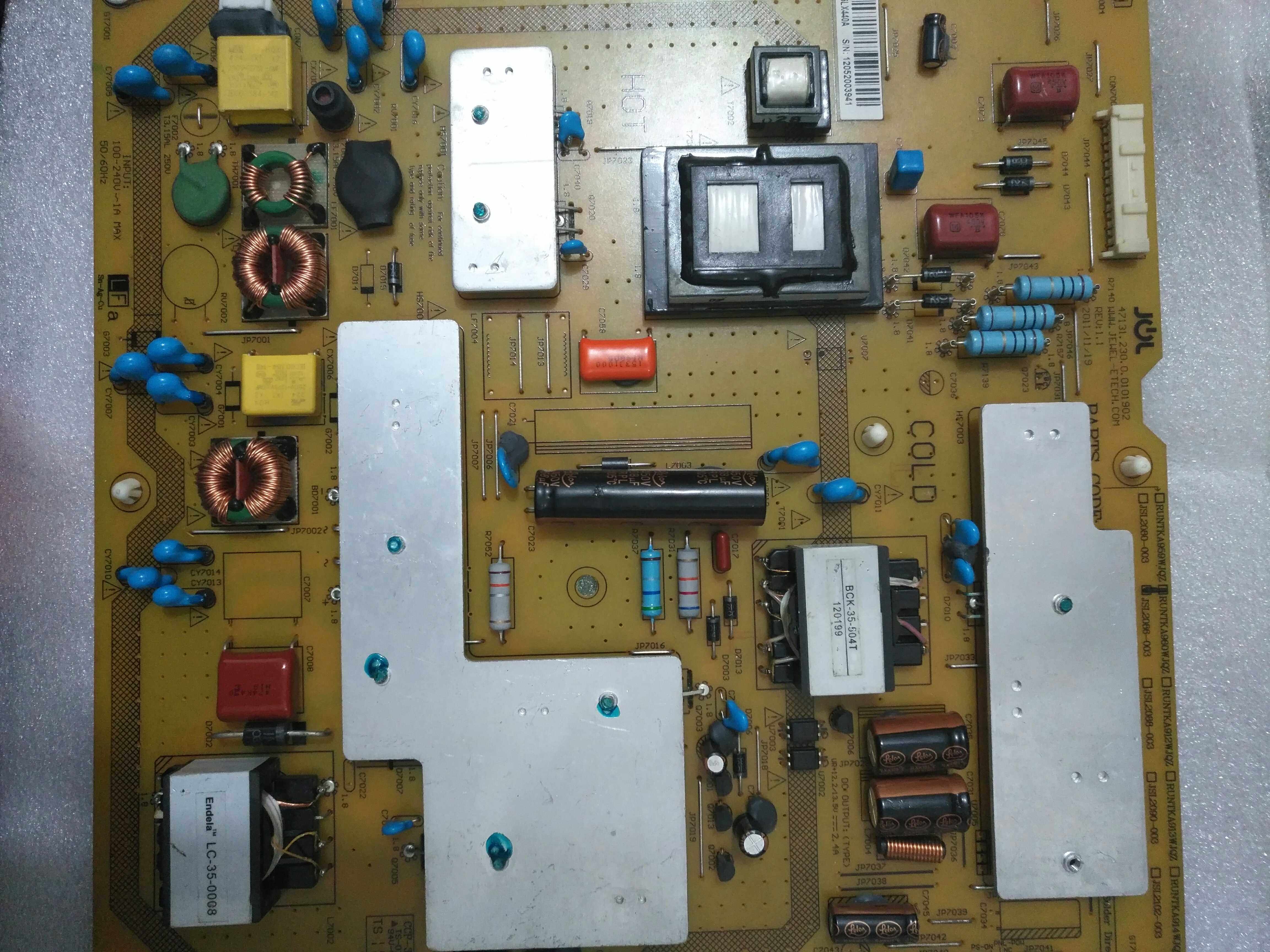 Original fit Sharp LCD-46LX440A power supply board RUNTKA960WJQZ JSL2086-003