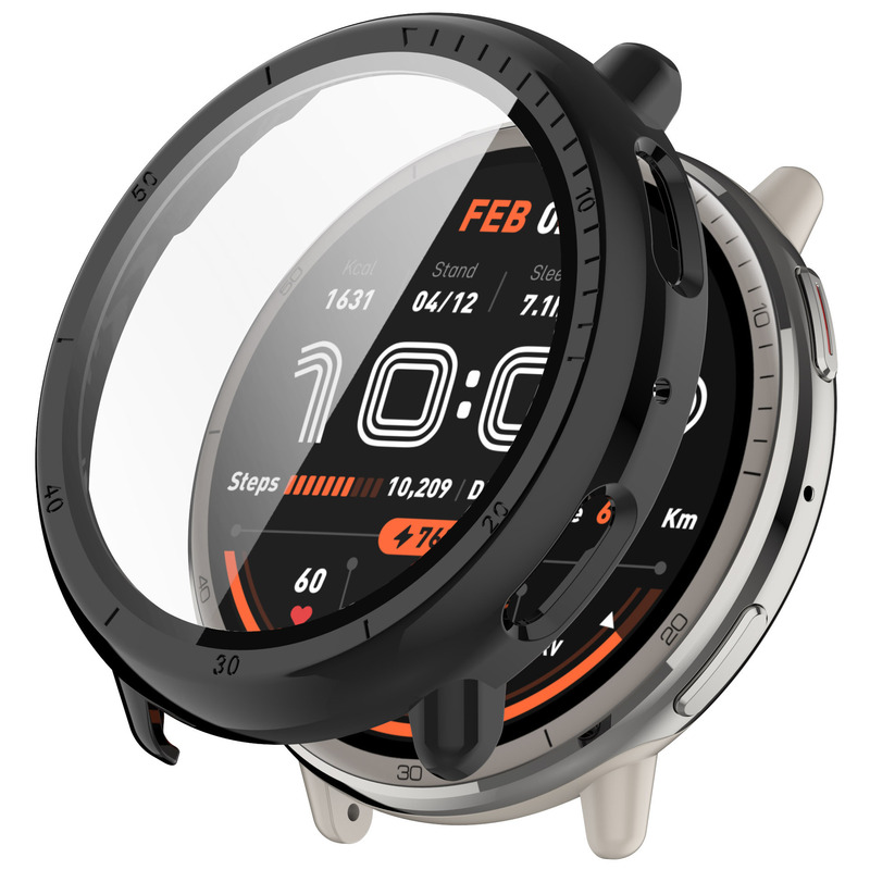 Suitable for Huami Yuewo Amazfit Active2 Watch Protective Case A2437 Shell and Film Integrated Watch Case Protective Cover