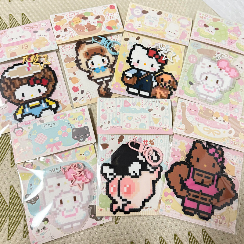 Finished Bean Art Packaging Bags, Packing Bags, Card Tags, Cute Gift Packaging, Dustproof Bags, DIY Materials for Gift Giving