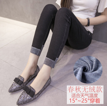 Maternity pants Spring and autumn jeans Spring leggings thin pants fashion outside wear pants small feet pants belly pants tide