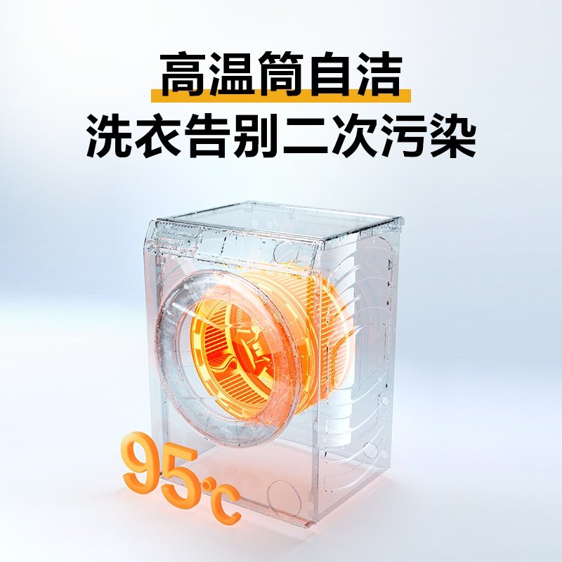 Haier Washing and Drying Integrated 10kg Drum Washing Machine, Large Capacity, New Model, Fully Automatic, First-Class Water-Saving System