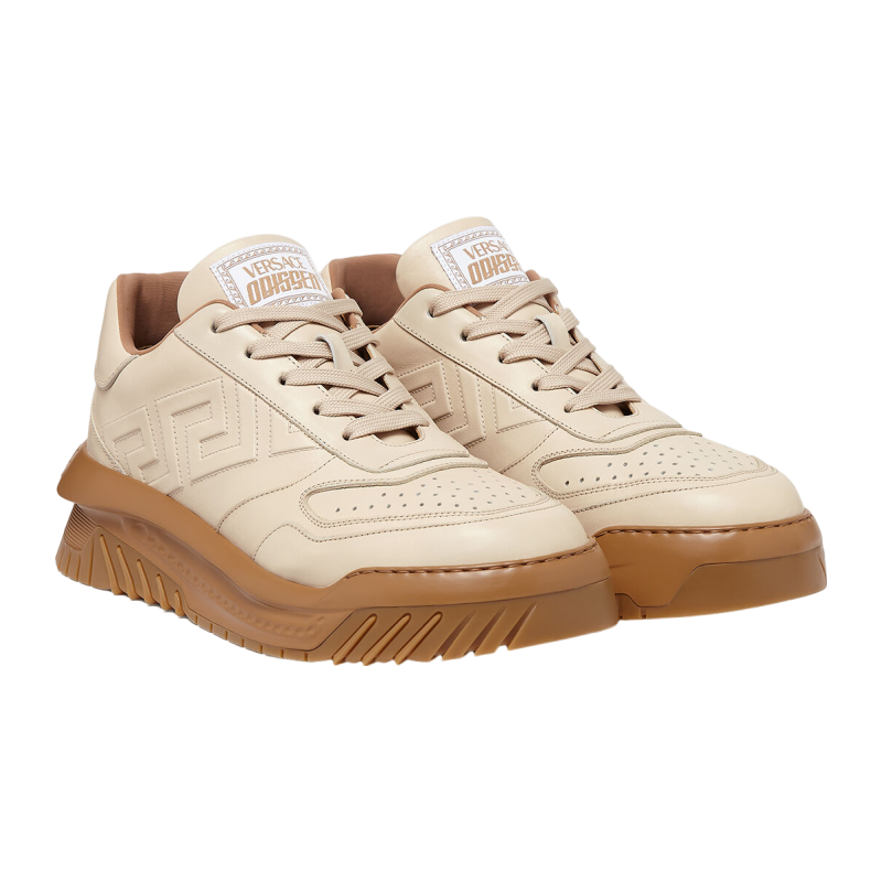Versace/Versace Men's Mice Greca pattern line light -quality low -quality sneakers