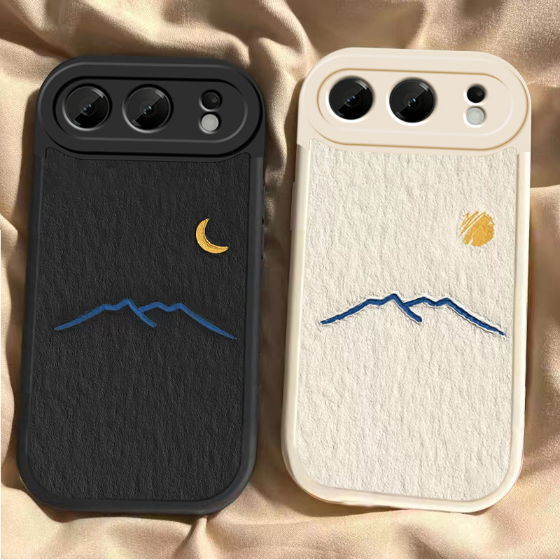 Sun and Moon Suitable for Huawei Honor 500 Phone Case New Honor500 Series Silicone Full-Cover Lens 500Pro High-End Cartoon Ultra-Thin Por Protective Case Trendy Cute Creative