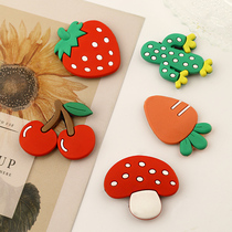 Cute Strawberry Fruit Liu Hai Patch Han Version Ins Nets Red Stickup Children Girl Baby Girls Head Accessories Female Broken Hair Stickup