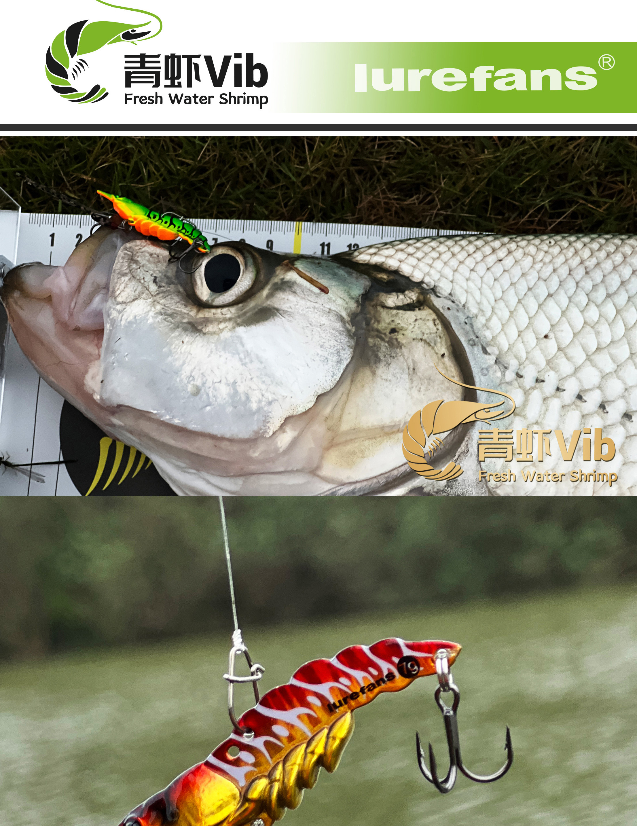 Дорожные суб- приманки 新款大河奔流青虾vib金属饵活虾路亚饵鲶鱼红尾翘嘴拟饵假饵套装 Rivers flowing