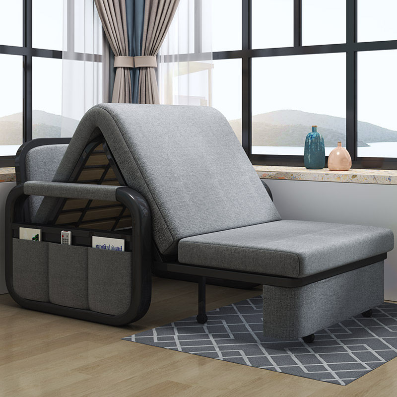 Folding Bed Single Bed Single Bed Home Simple Afternoon Bed Office Adults Afternoon Nap Balcony Book Room Sofa Bed Multifunction-Taobao