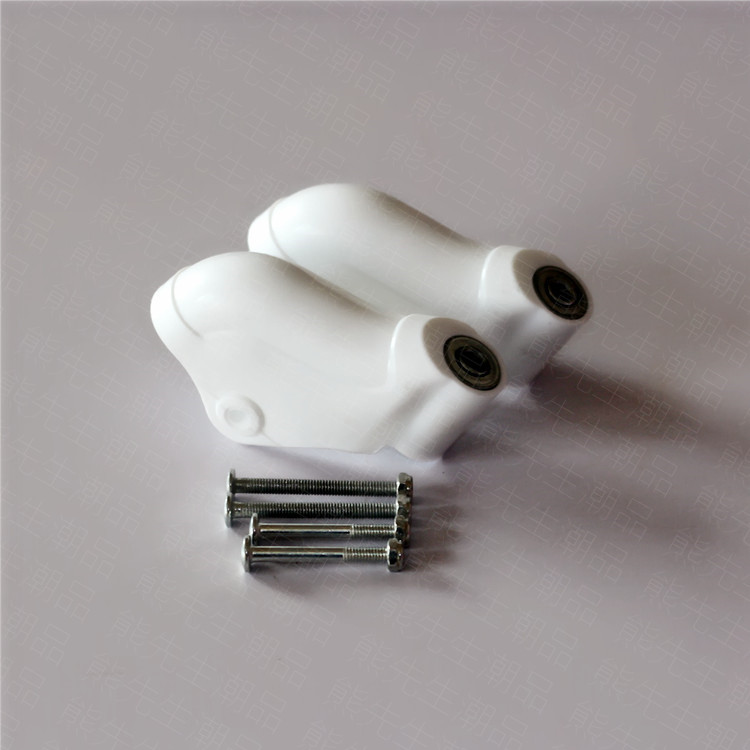 Ông Xiong xe đẩy phụ kiện kéo xe ếch xe 4 bánh xe scooter chỉ đạo phía sau bánh xe bìa flash PU bánh xe ván trượt tự cân bằng