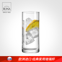 RONA Slovak imported crystal glass classic Whisky Cup home mens flat cup drinking cup