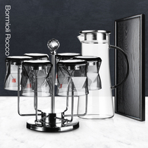 Italian imported European tea cup kettle set Cup modern light luxury water Cup household living room Cup with tray