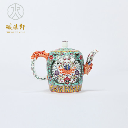 Cheng DE xuan, pure manual jingdezhen porcelain ceramics powder enamel pot su gong tie is 7 up pot a pot of chunxiao