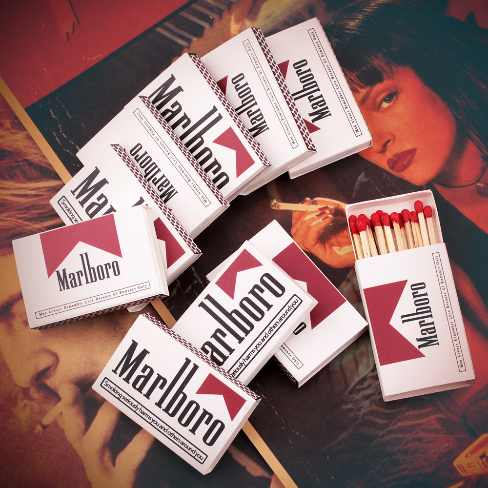 Tide brand creative fashion Marlboro extended match Retro personality Old-fashioned cigarette nostalgic special buy one hair ten