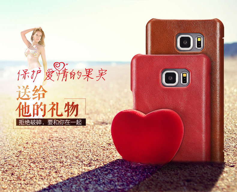 iCarer Vintage Series Side Open Handmade Genuine Cowhide Leather Case Cover for Samsung Galaxy Note 5