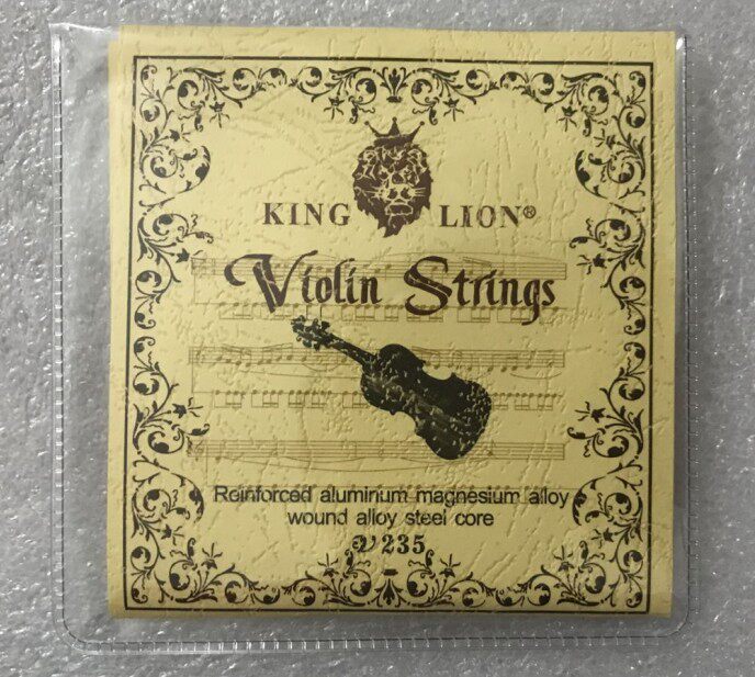 Imitation green beauty aluminum magnesium violin strings durable lion king v235 violin strings practice test special strings
