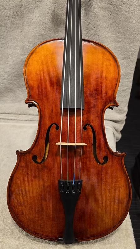 Guangzhou Master Craftsman Produces Handmade Viola, All Sizes Available, Practical Tiger-Pattern Viola Ustring