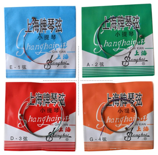  Shanghai brand violin string four-piece suit popular old brand wire string all models are complete